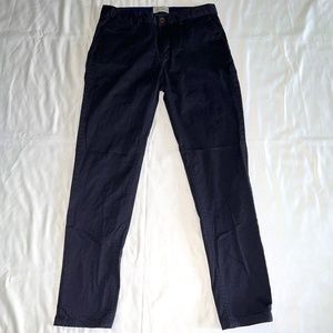 Men's Scotch & Soda Chino Pants Navy Dark Blue 29 x 30